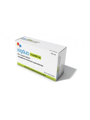 Xigduo 5 mg/850 mg. 56 tablets